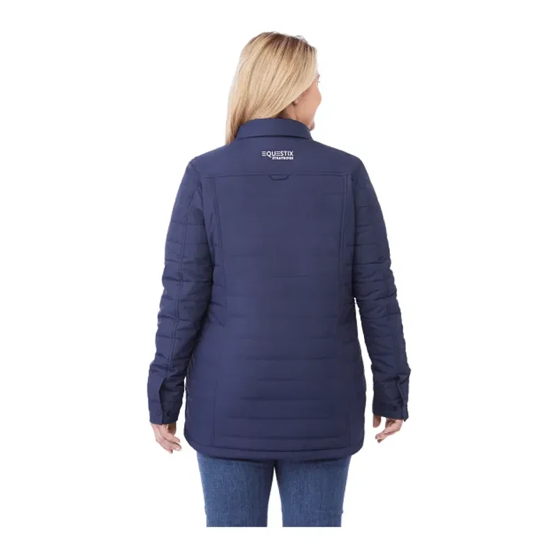 Custom Eco Insulated Lightweight Shacket for Women — view 8