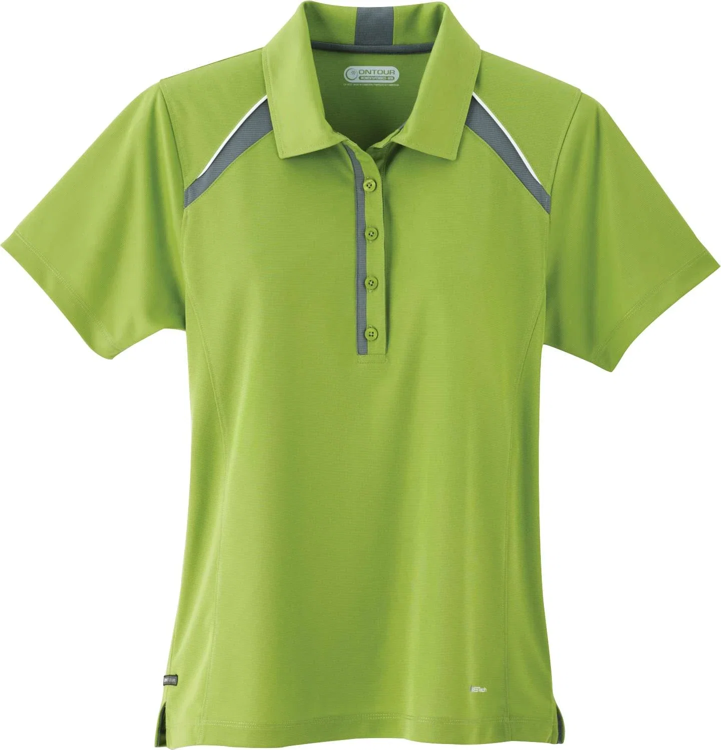 Custom QUINN Short Sleeve Polo for Women — view 5