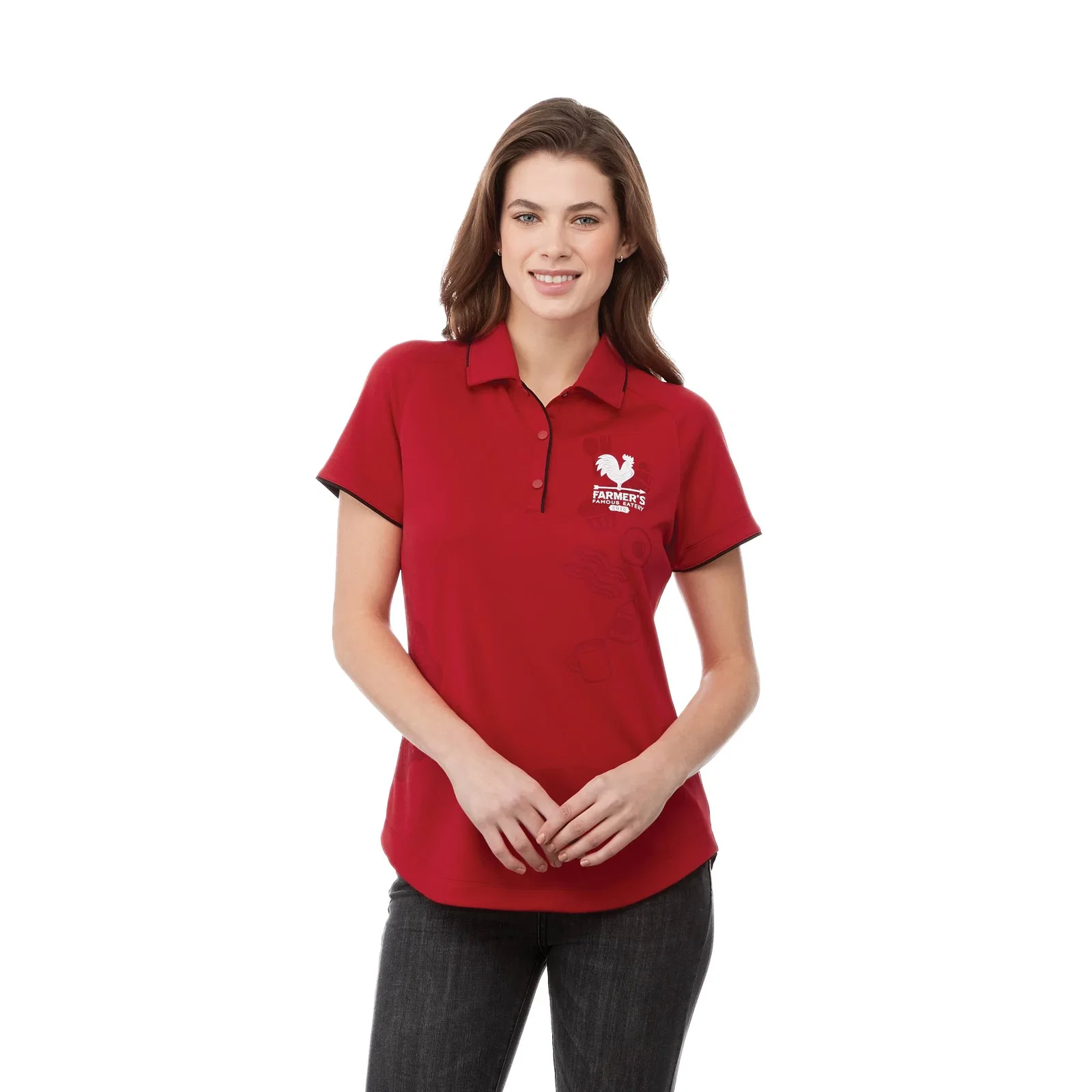 Custom Women's Short Sleeve Performance Polo - REMUS — view 29