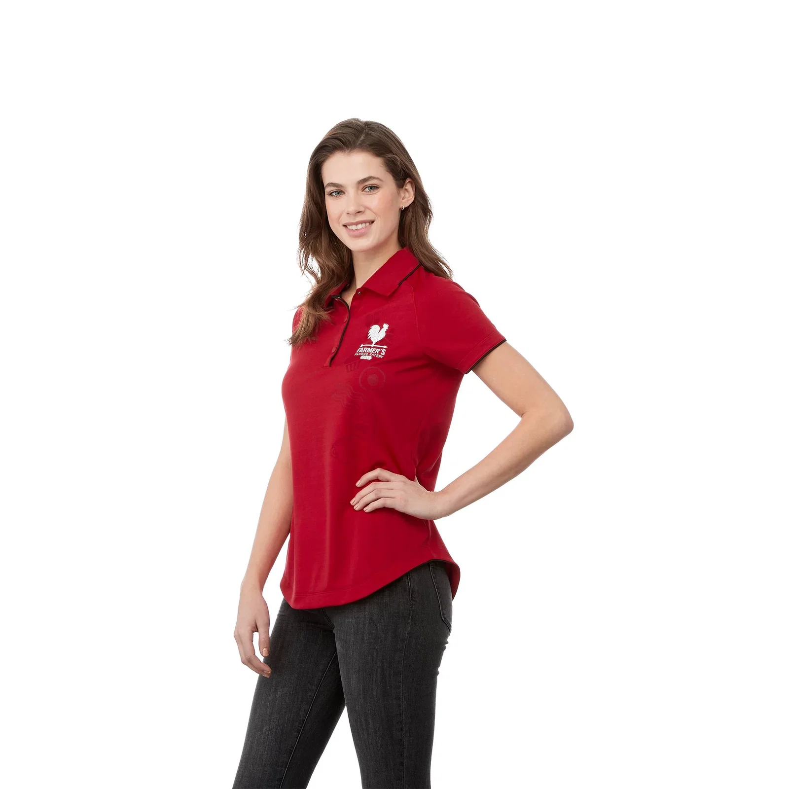 Custom Women's Short Sleeve Performance Polo - REMUS — view 39