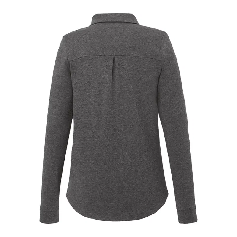 Customizable Women's Eco Knit Button Cardi — view 11