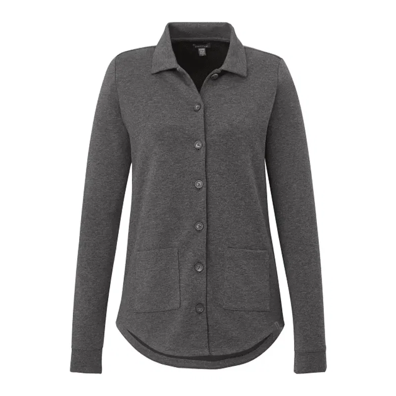 Customizable Women's Eco Knit Button Cardi — view 12