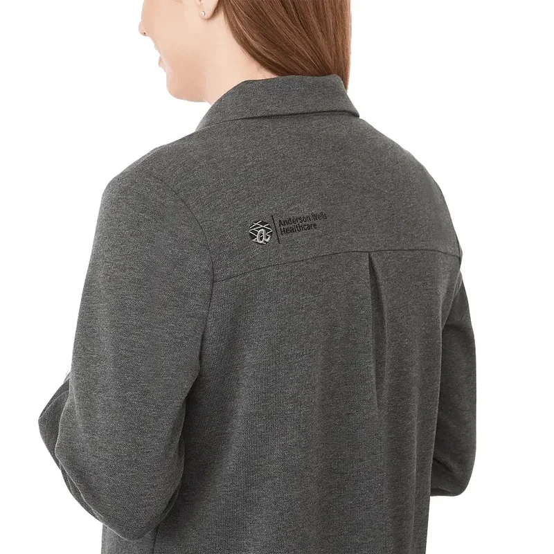 Customizable Women's Eco Knit Button Cardi — view 18