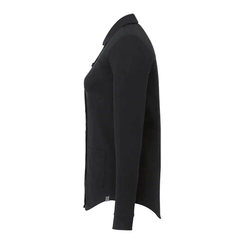 Customizable Women's Eco Knit Button Cardi — view 5