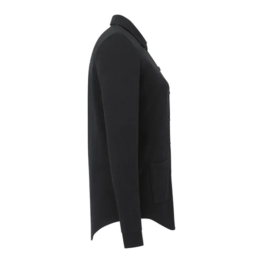 Customizable Women's Eco Knit Button Cardi — view 6