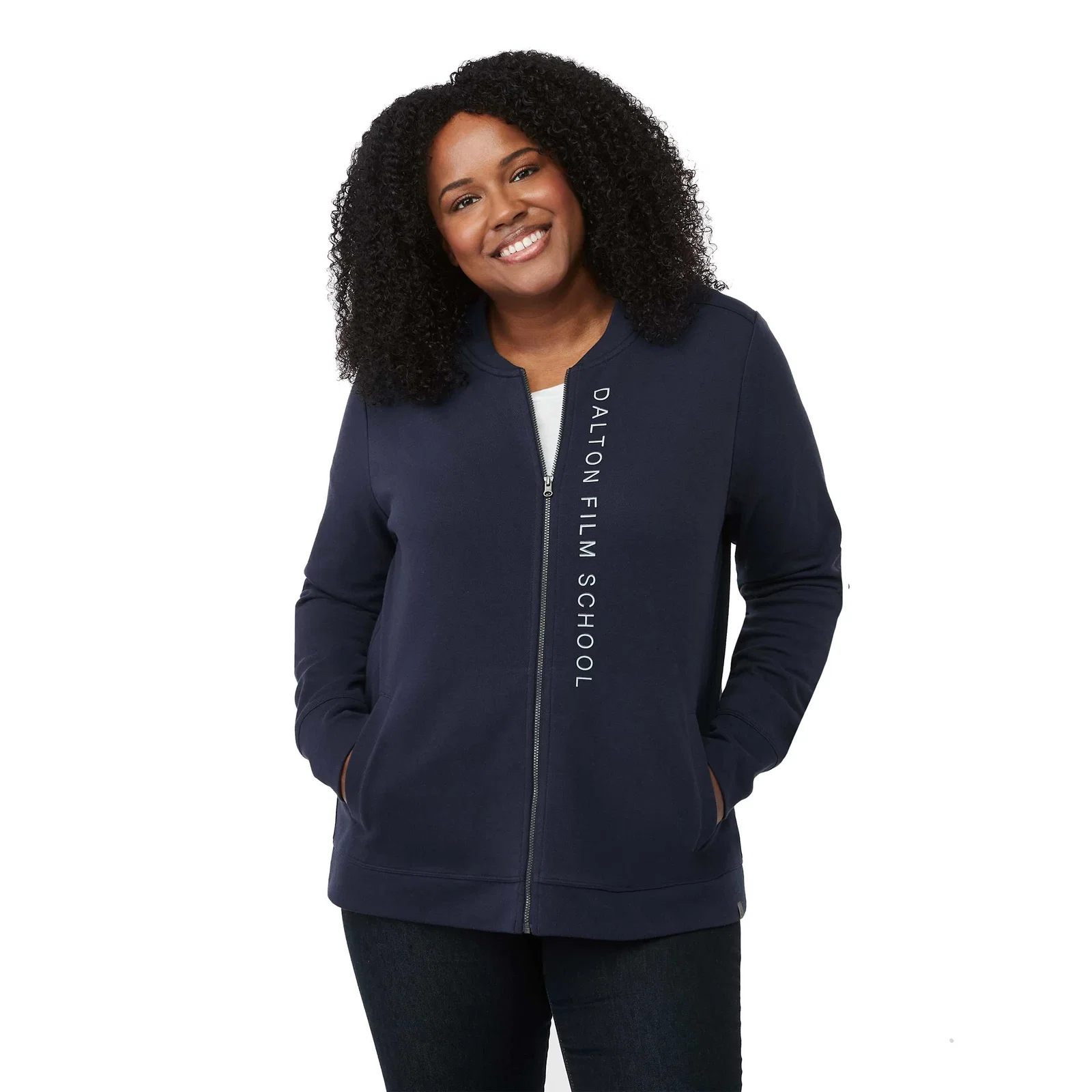 Personalized Women's RIGI Eco Knit Full Zip Jacket — view 35