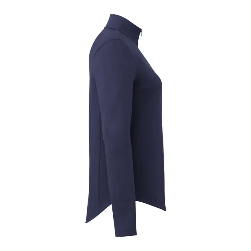 Custom Eco Knit Women's Half Zip Sweater — view 10