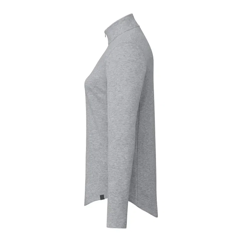 Custom Eco Knit Women's Half Zip Sweater — view 16