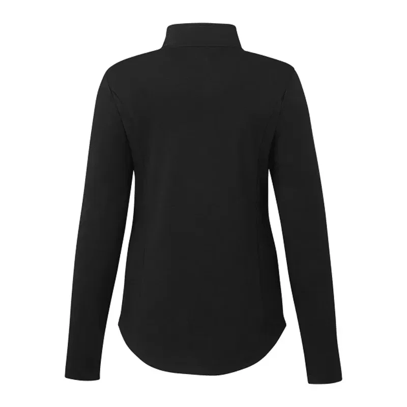Custom Eco Knit Women's Half Zip Sweater — view 2