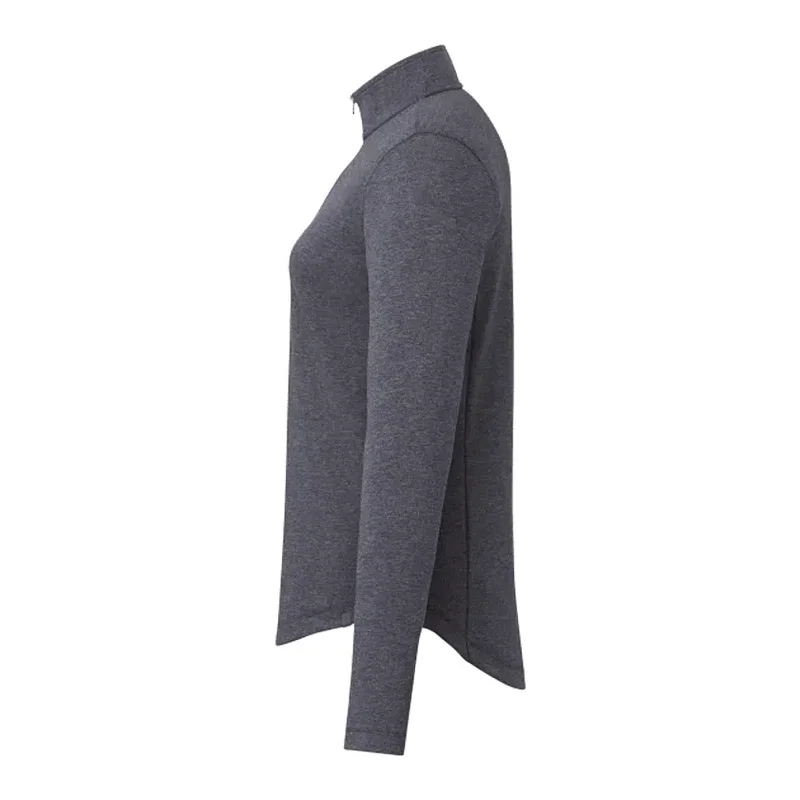 Custom Eco Knit Women's Half Zip Sweater — view 23