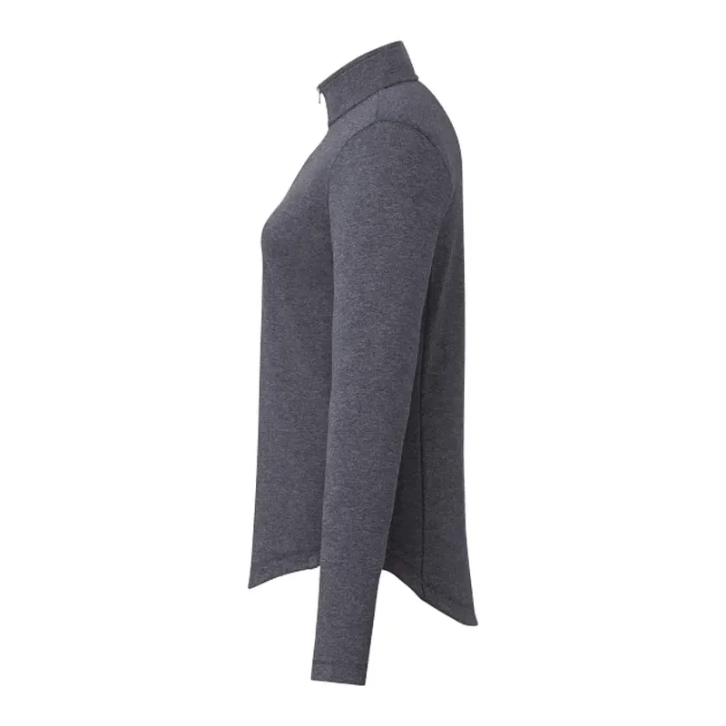 Custom Eco Knit Women's Half Zip Sweater — view 24