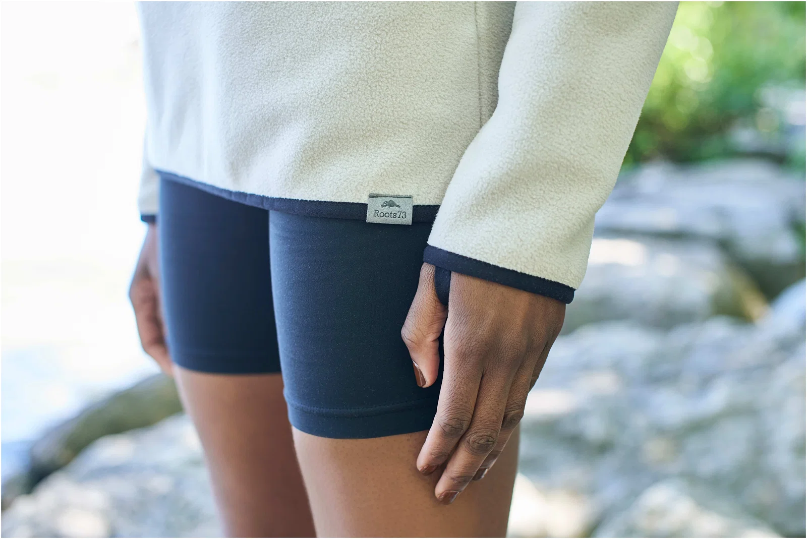 Custom Women's Westville Eco Microfleece Pullover - Roots73 — view 11