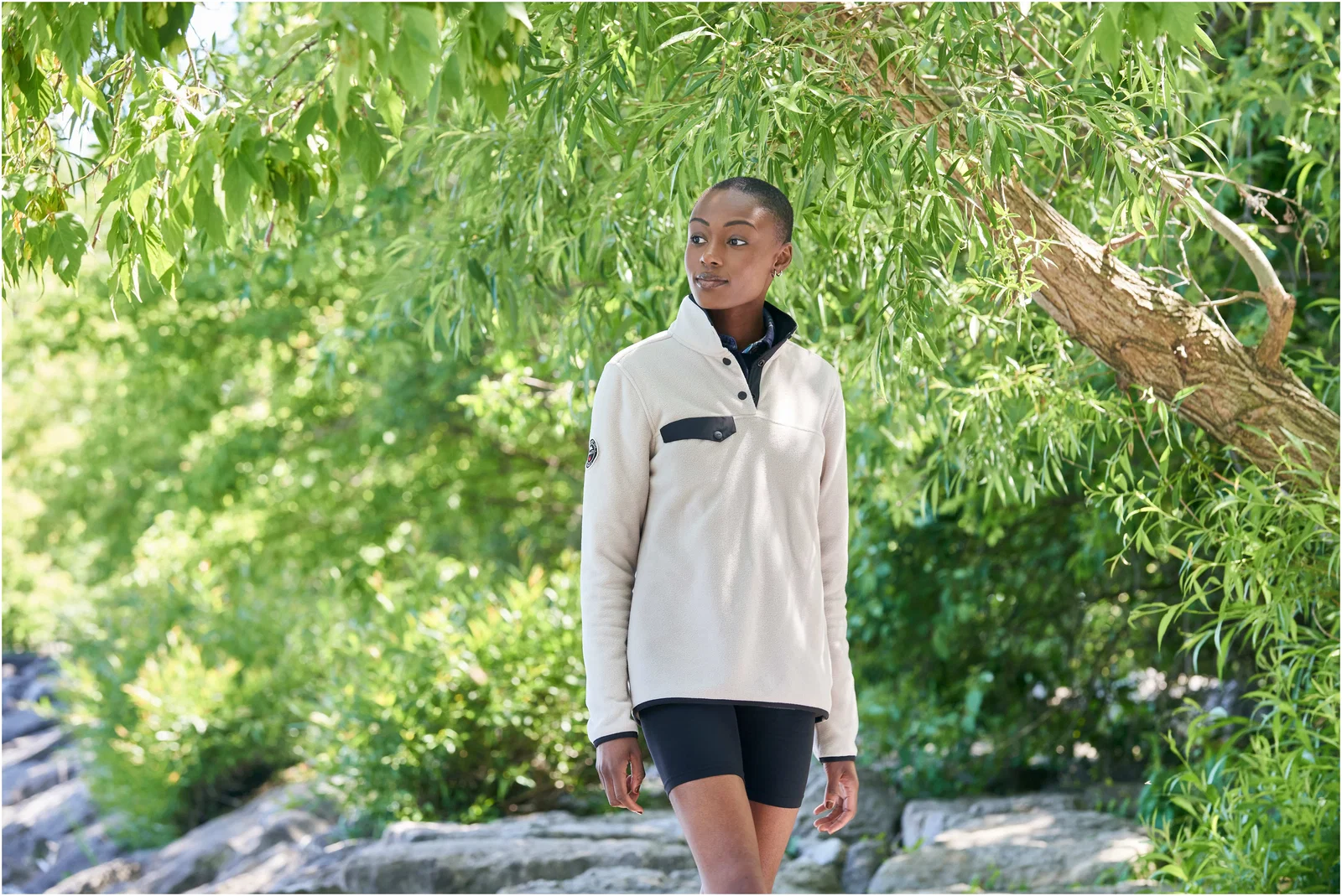 Custom Women's Westville Eco Microfleece Pullover - Roots73 — view 16