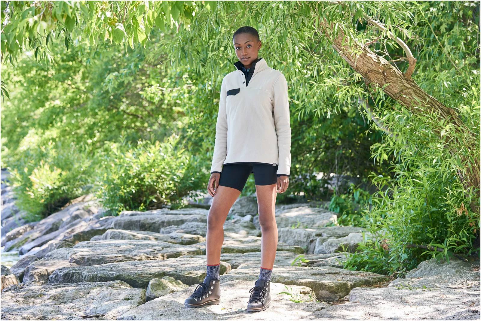 Custom Women's Westville Eco Microfleece Pullover - Roots73 — view 17