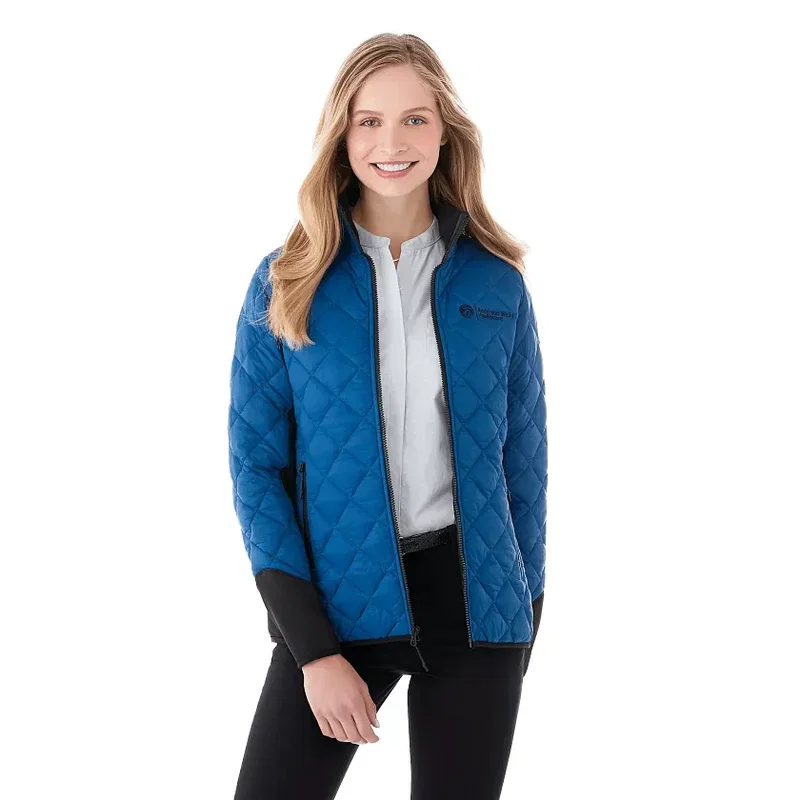 Custom Insulated Hybrid Puffer Jacket for Women — view 12