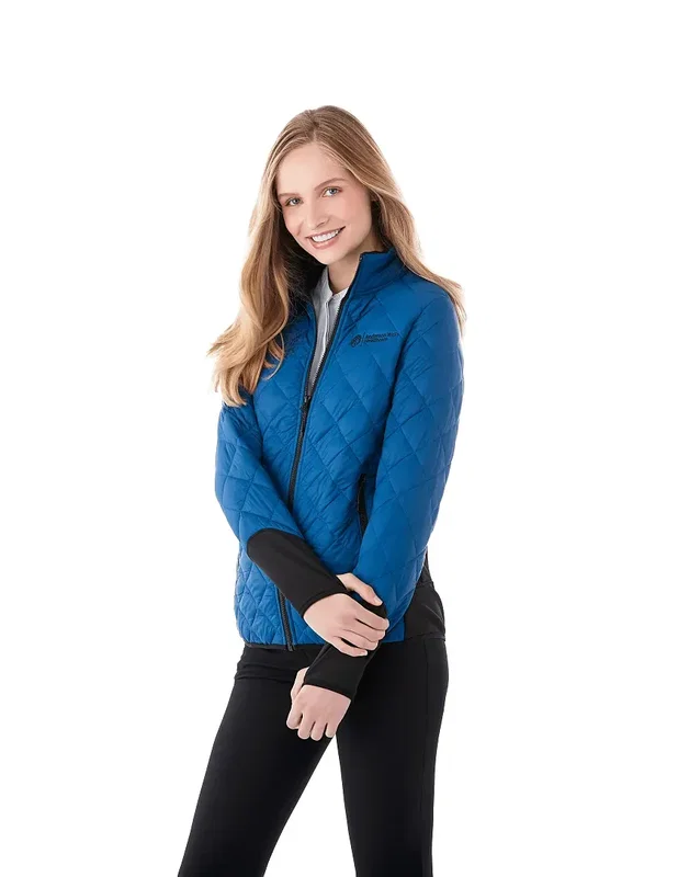Custom Insulated Hybrid Puffer Jacket for Women — view 14