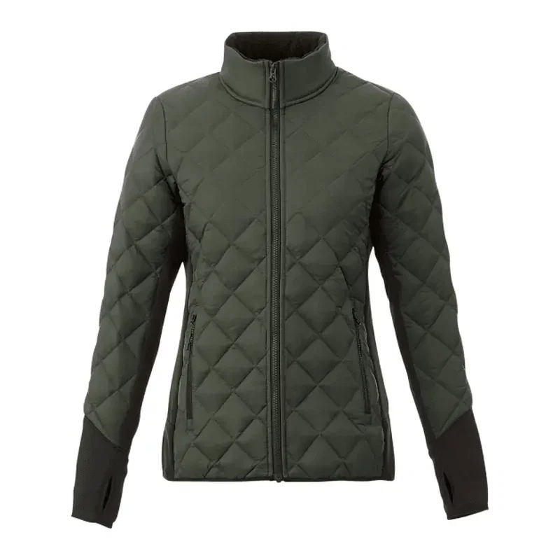 Custom Insulated Hybrid Puffer Jacket for Women — view 17