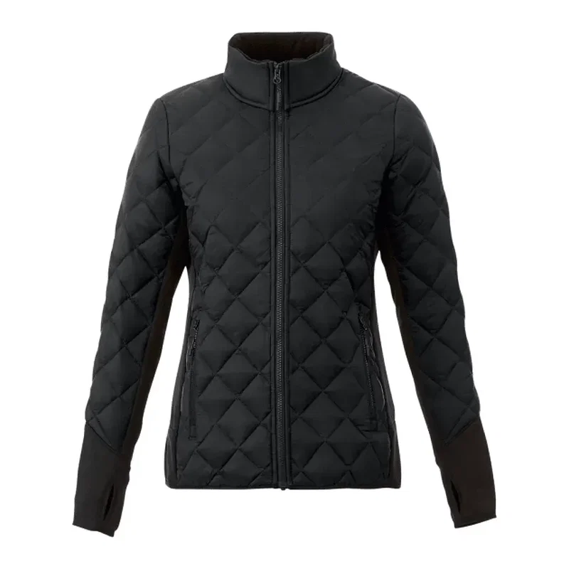 Custom Insulated Hybrid Puffer Jacket for Women — view 21