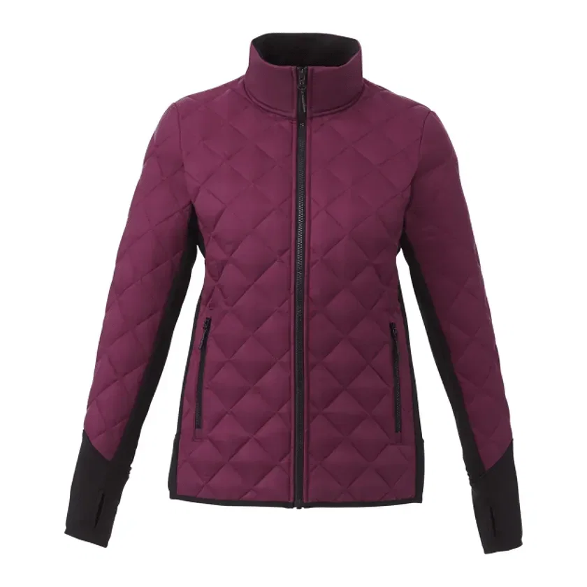 Custom Insulated Hybrid Puffer Jacket for Women — view 3