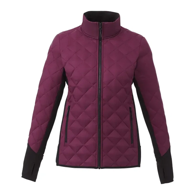Custom Insulated Hybrid Puffer Jacket for Women — view 3