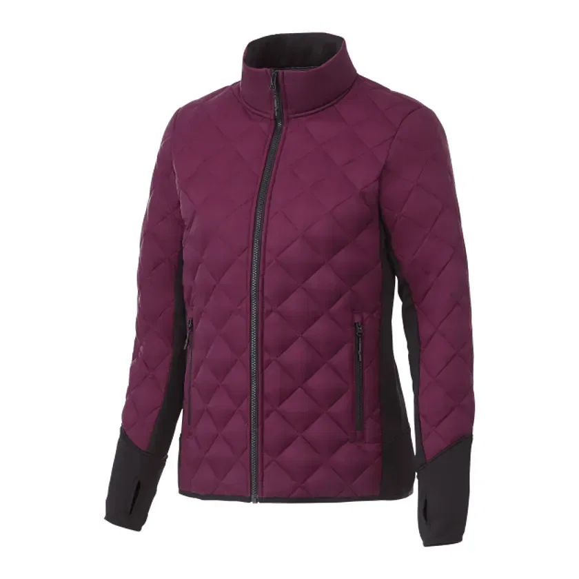 Custom Insulated Hybrid Puffer Jacket for Women — view 4