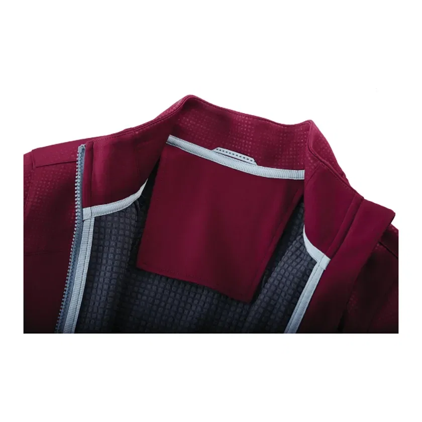 Branded Women's Full Zip Performance Jacket with Thumb Holes - Senger Knit — view 9