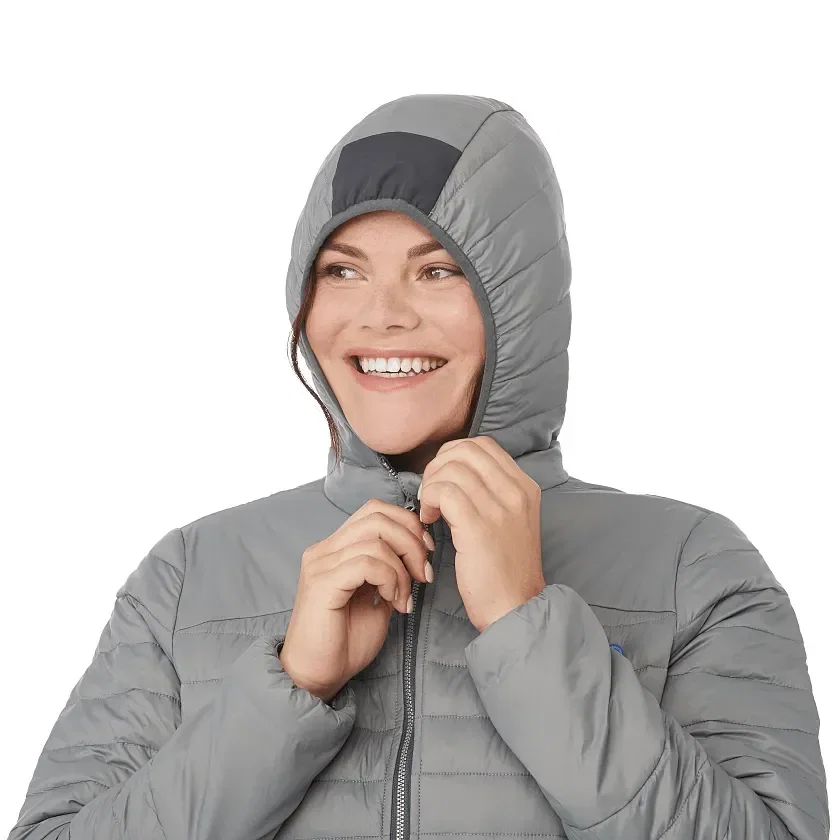 Custom Branded Silverton Packable Insulated Puffer Jacket - Women's being worn