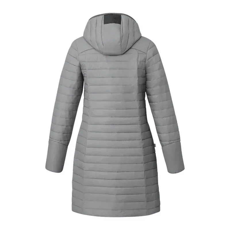 Custom Silverton Insulated Puff Jacket for Women - Long and Lightweight — view 11