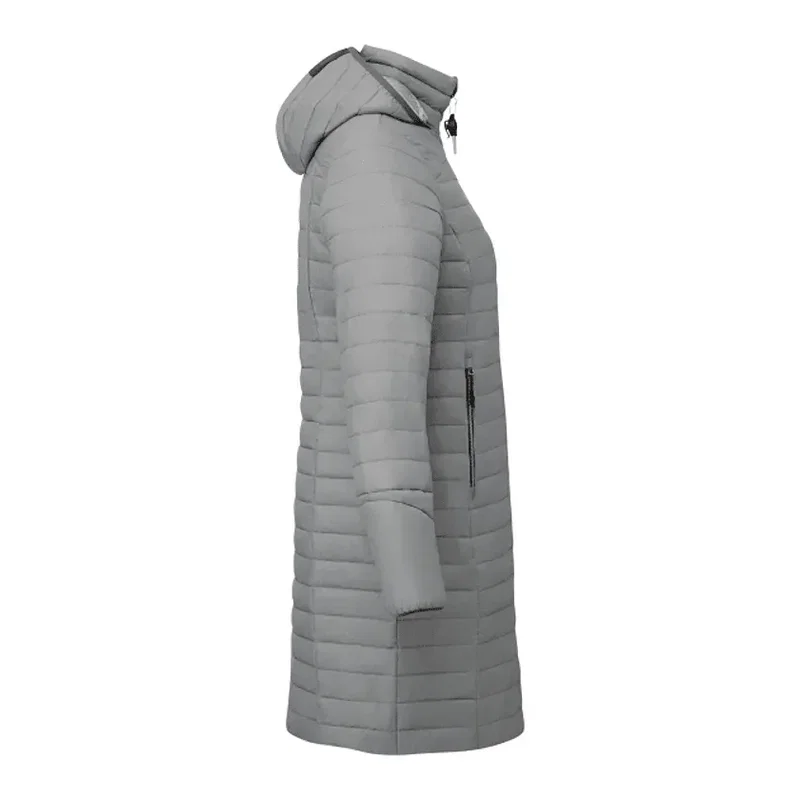 Custom Silverton Insulated Puff Jacket for Women - Long and Lightweight — view 15