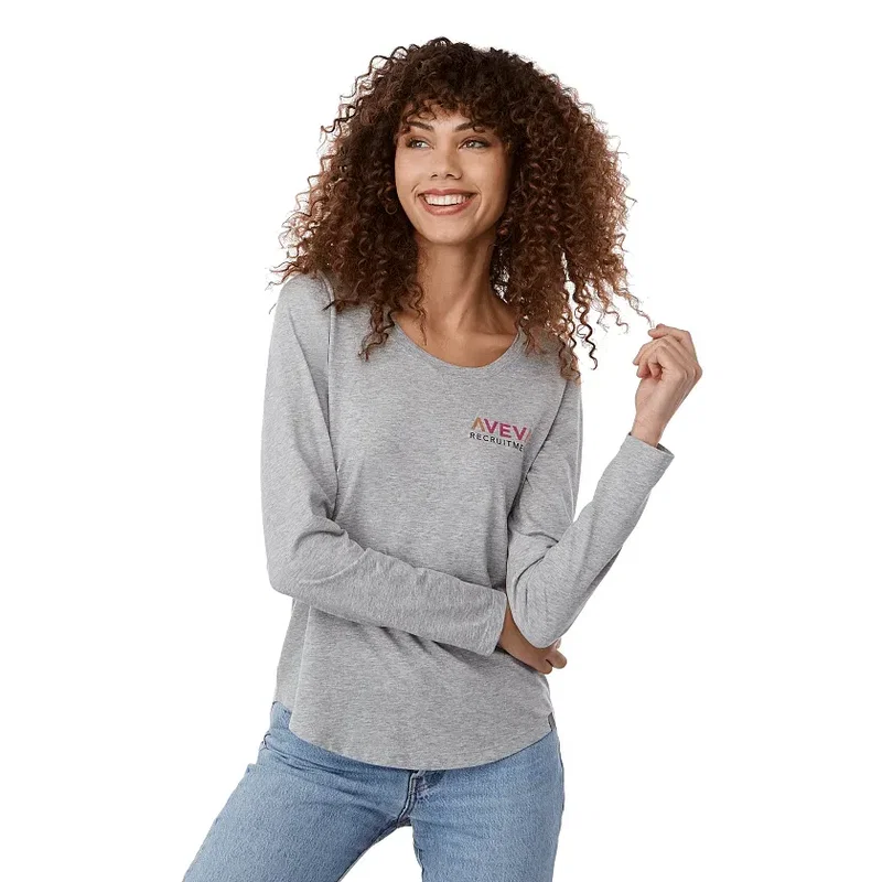 Custom Women's Eco Long Sleeve Tee - SOMOTO — view 14