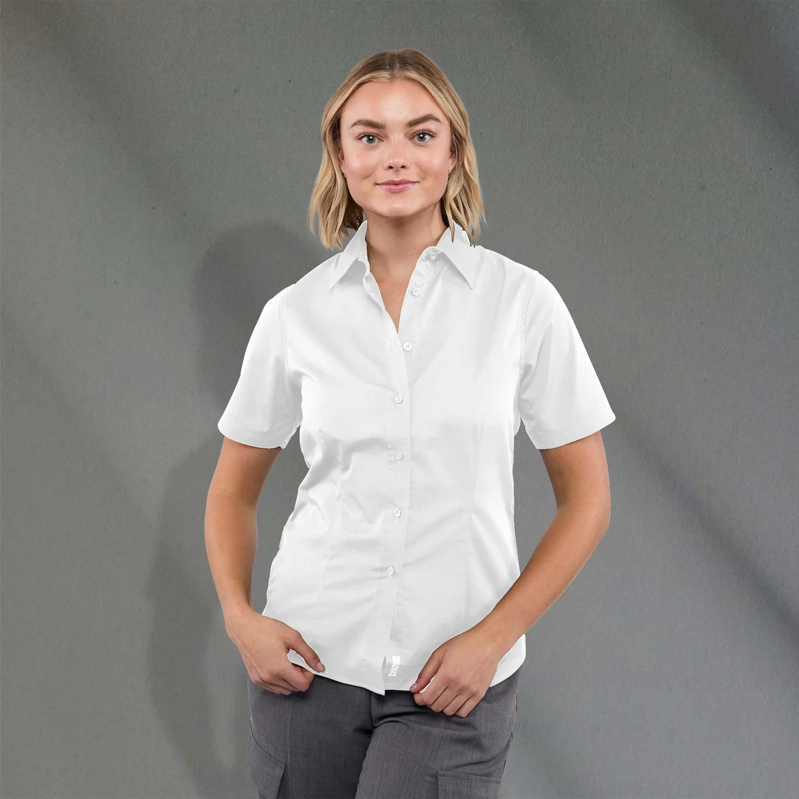 Personalized Women's Stirling Short Sleeve Shirt — view 28