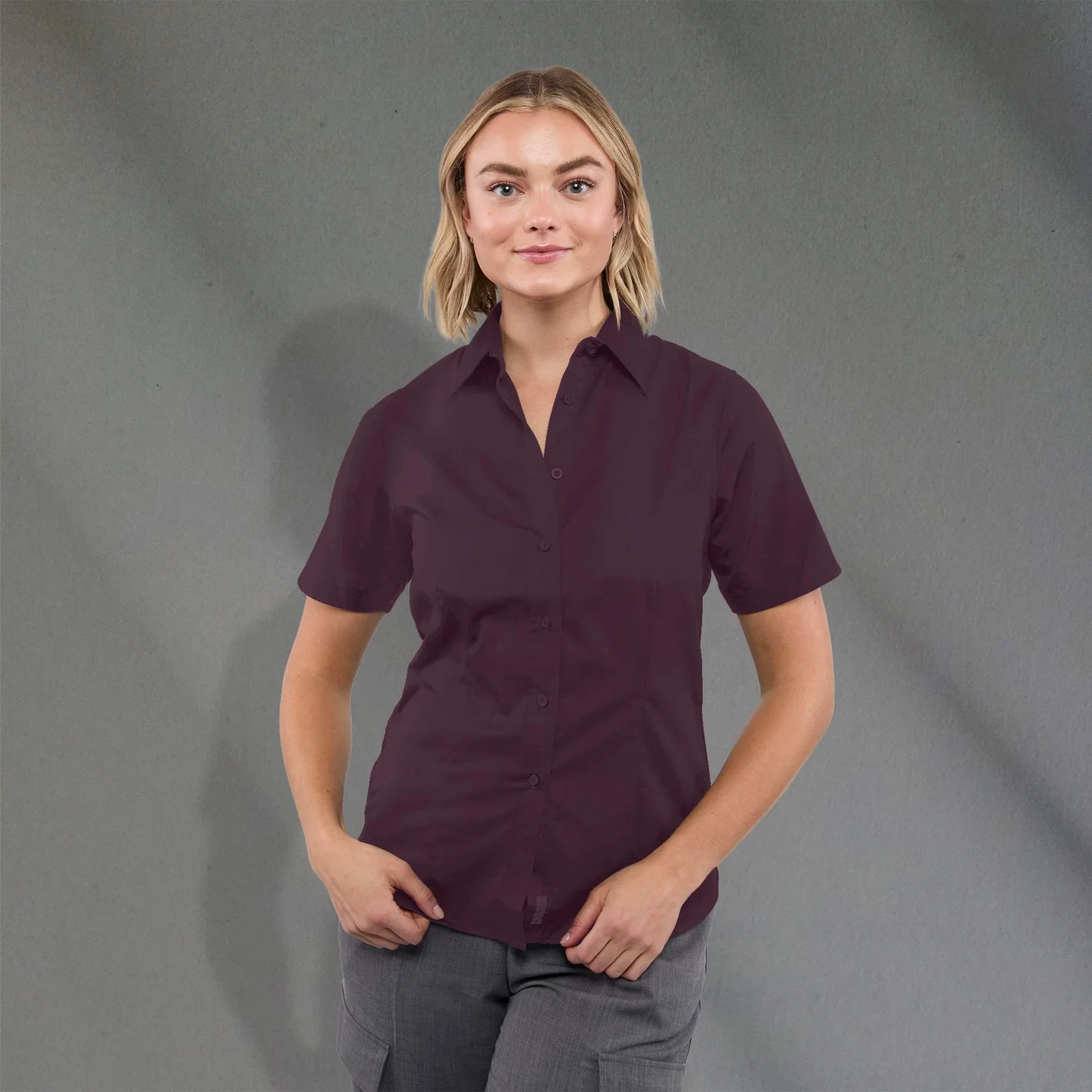 Personalized Women's Stirling Short Sleeve Shirt — view 54