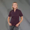 Women's Stirling Short Sleeve Shirt in Dark Plum