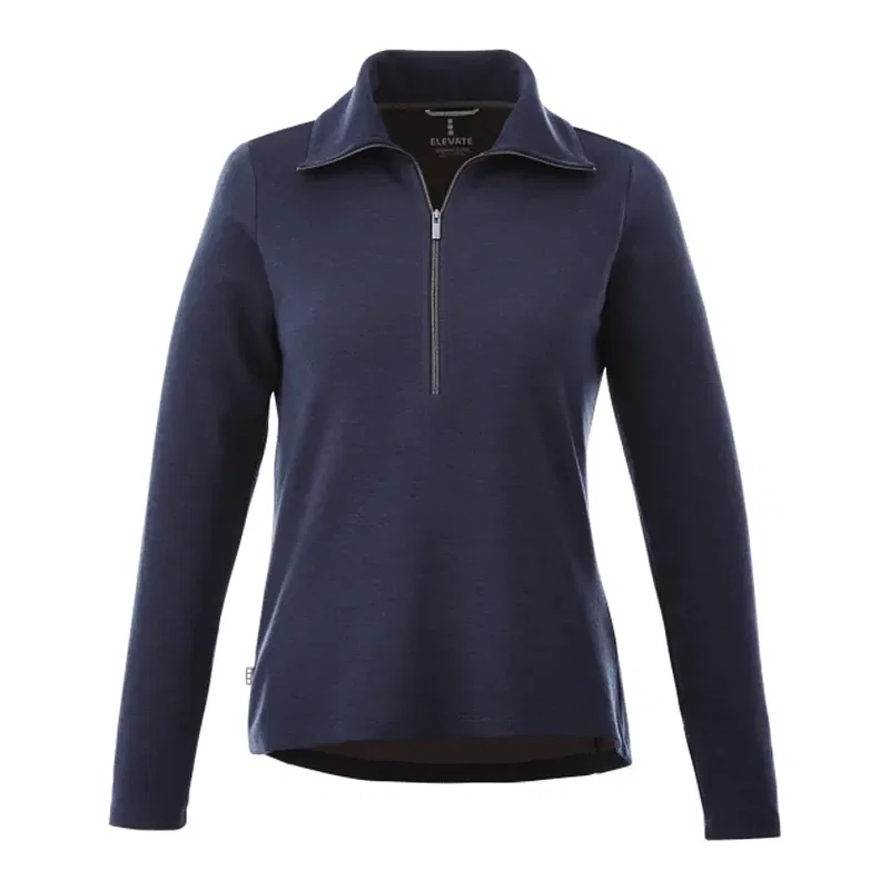 Custom Stratton Women's Knit Half Zip Top — view 3