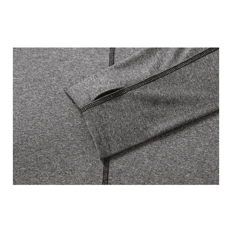 Customized TAZA Performance Knit Quarter Zip for Women with Thumb Holes — view 24