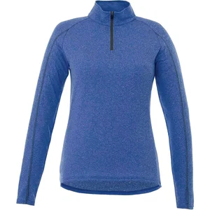 Customized TAZA Performance Knit Quarter Zip for Women with Thumb Holes