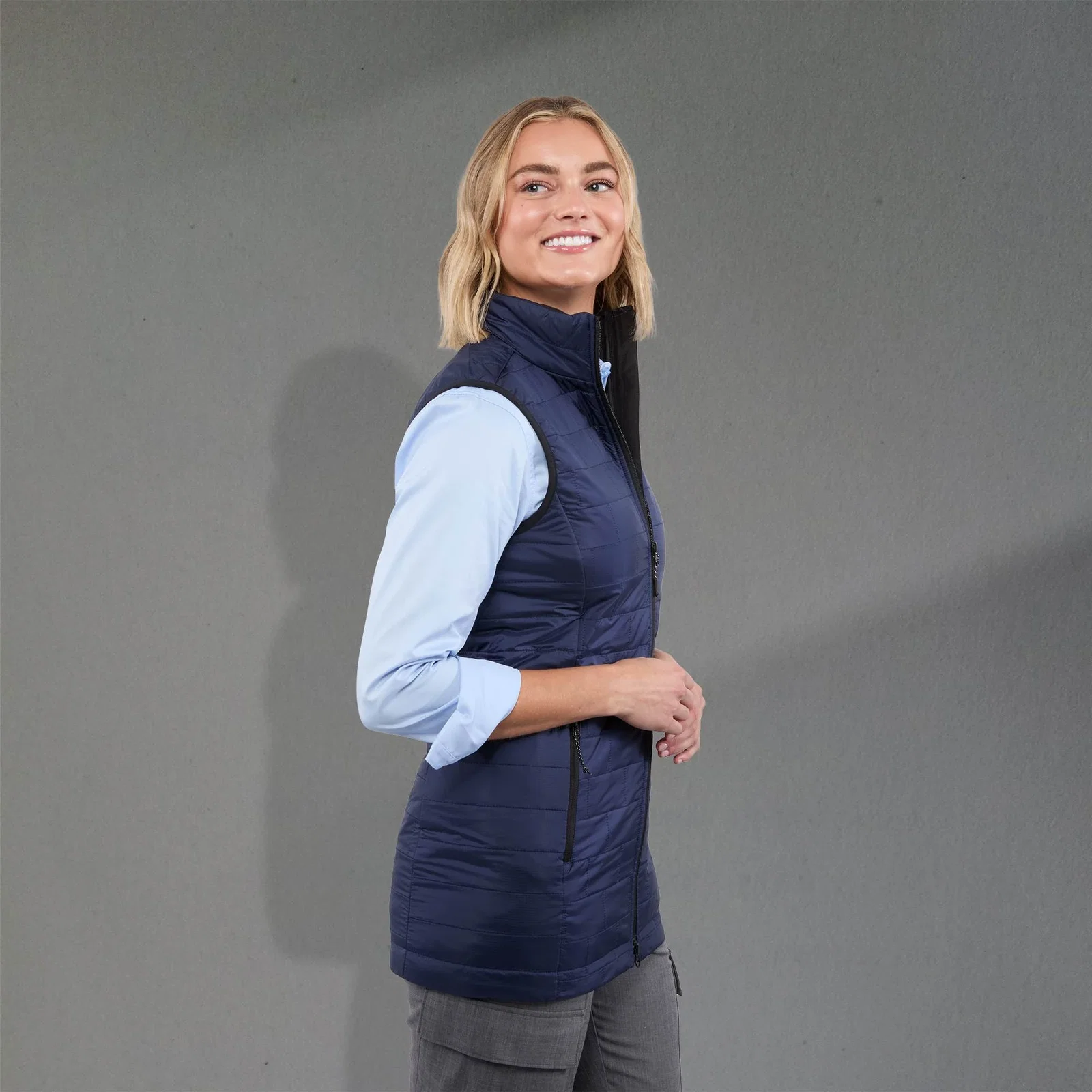 Personalized Telluride Packable Insulated Puffer Vest for Women — view 37