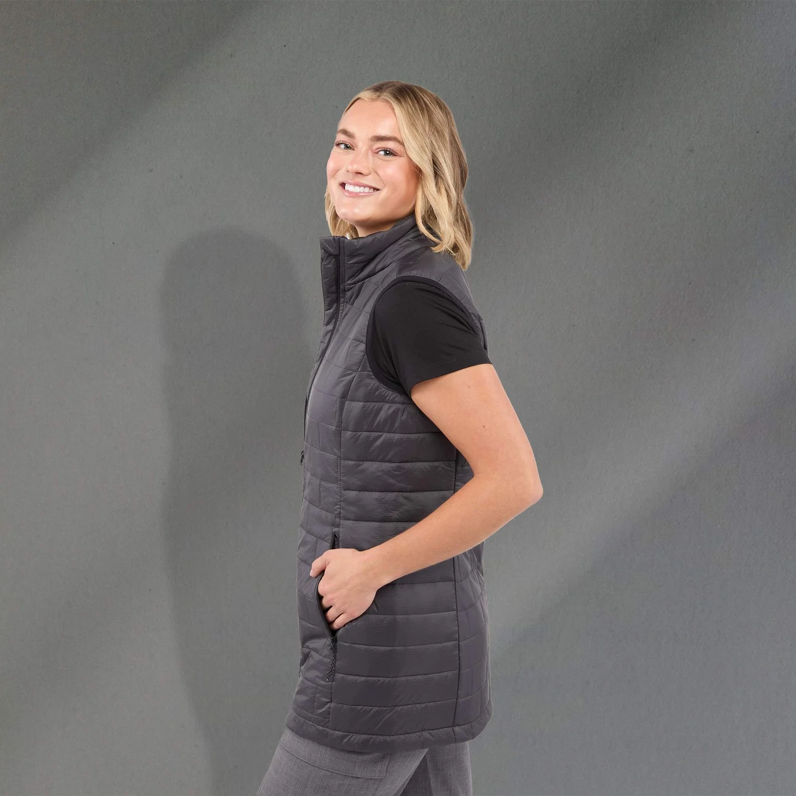 Personalized Telluride Packable Insulated Puffer Vest for Women — view 49