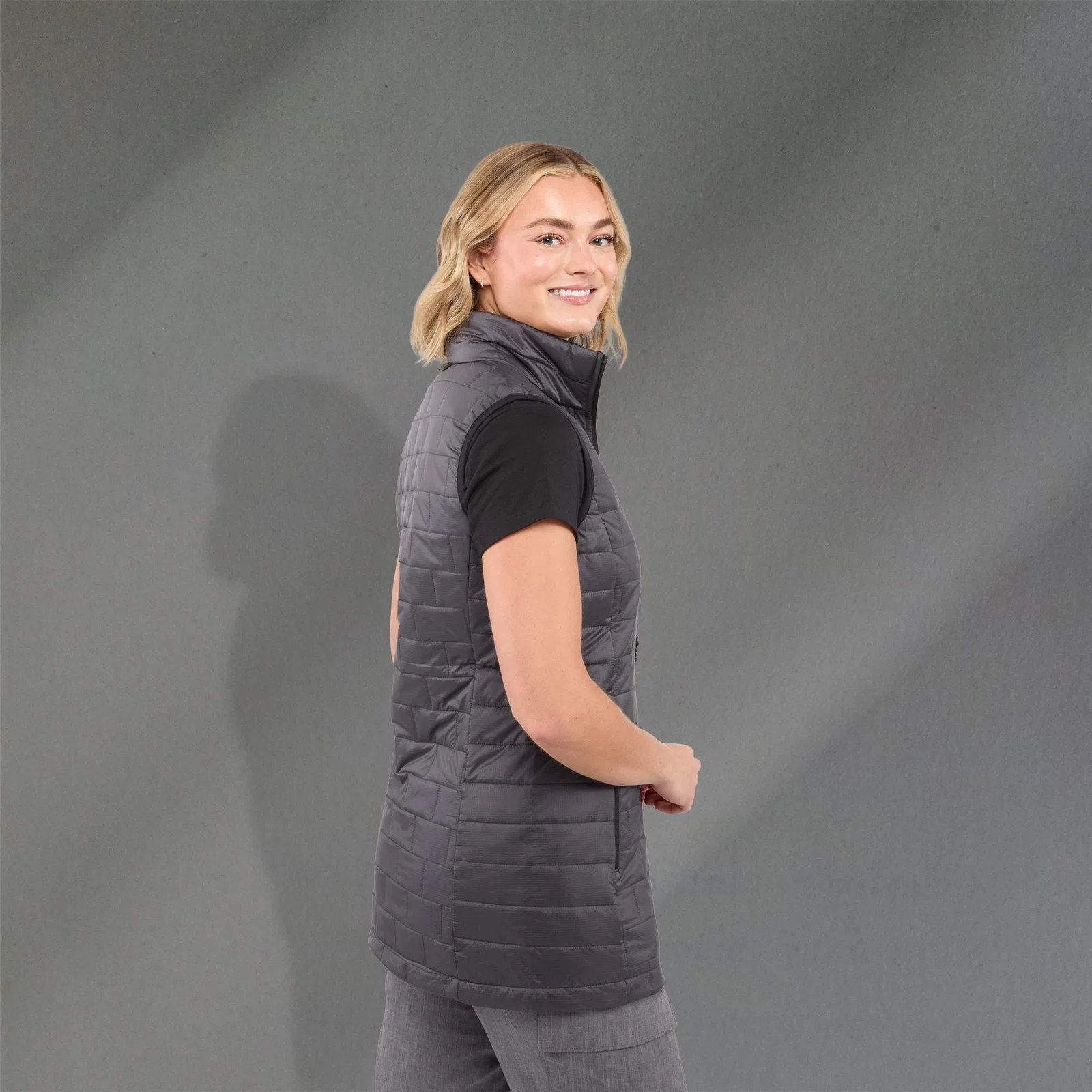Personalized Telluride Packable Insulated Puffer Vest for Women — view 51