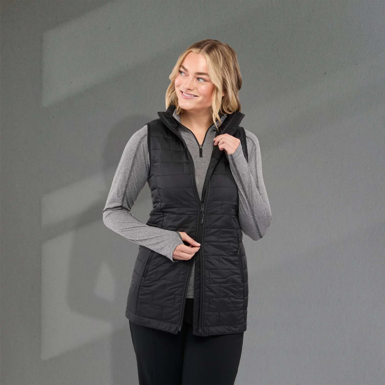 Personalized Telluride Packable Insulated Puffer Vest for Women — view 65
