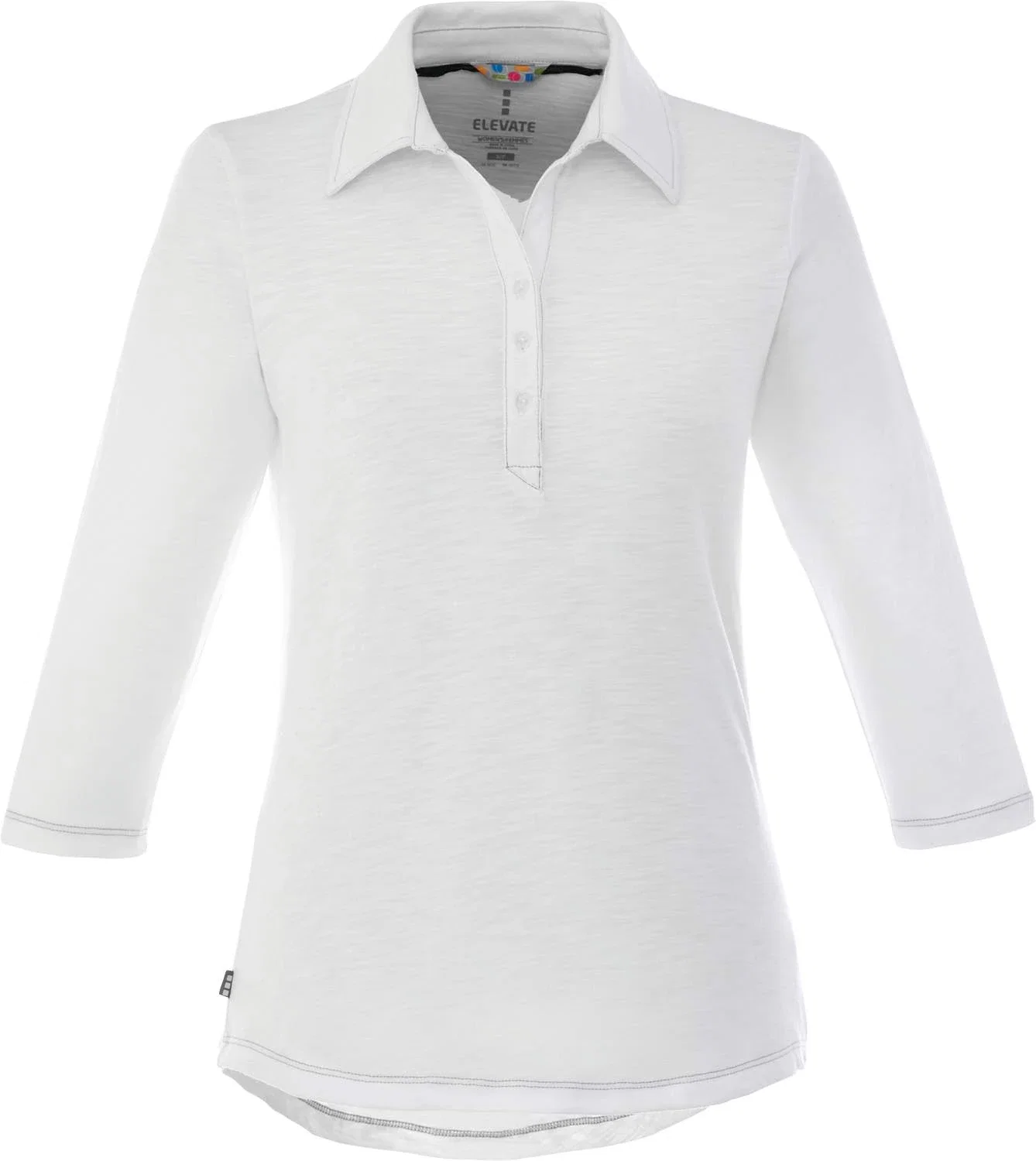 Custom Branded Women's Tipton 3/4 Sleeve Polo Shirt — view 5
