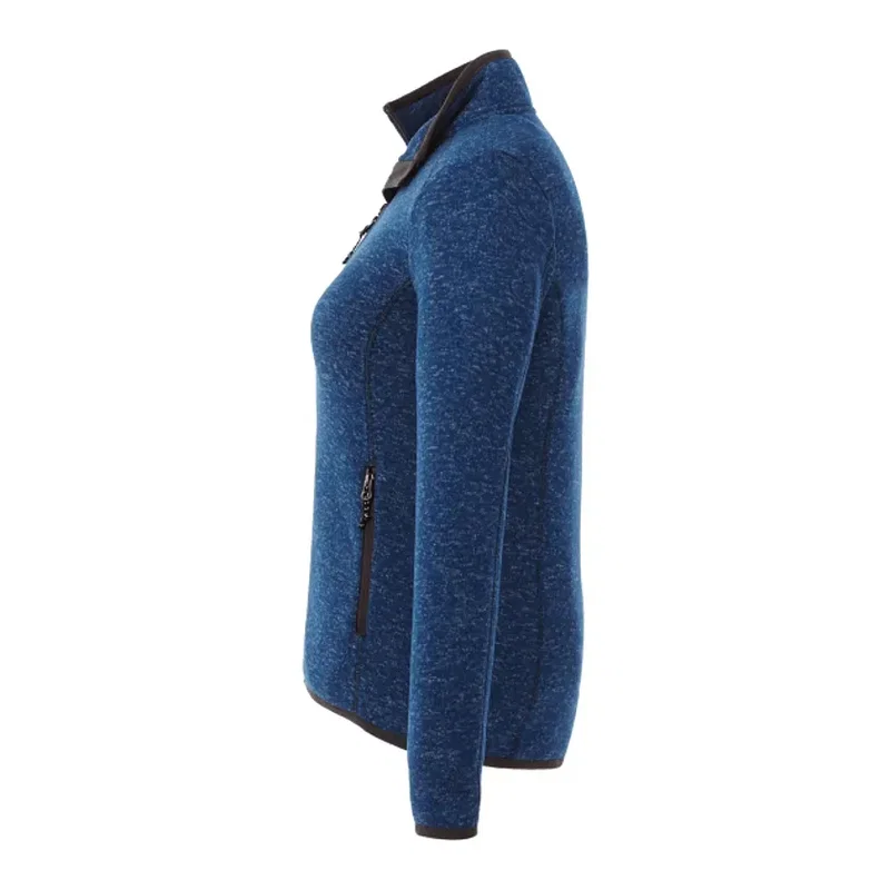 Custom Branded Women's Tremblant Full Zip Sweater Jacket with Thumb Holes — view 14