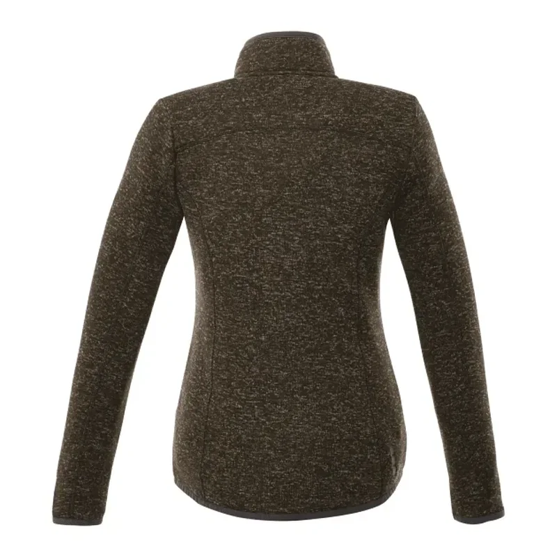 Custom Branded Women's Tremblant Full Zip Sweater Jacket with Thumb Holes — view 17