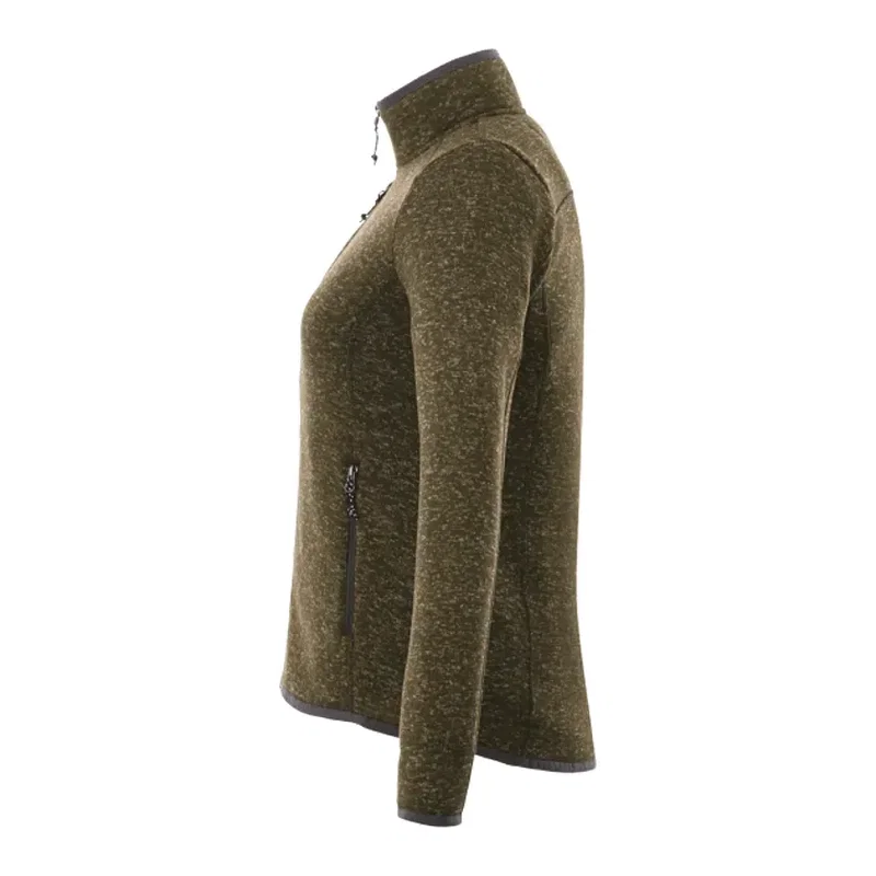 Custom Branded Women's Tremblant Full Zip Sweater Jacket with Thumb Holes — view 18