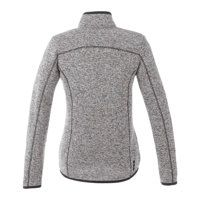 Custom Branded Women's Tremblant Full Zip Sweater Jacket with Thumb Holes — view 21