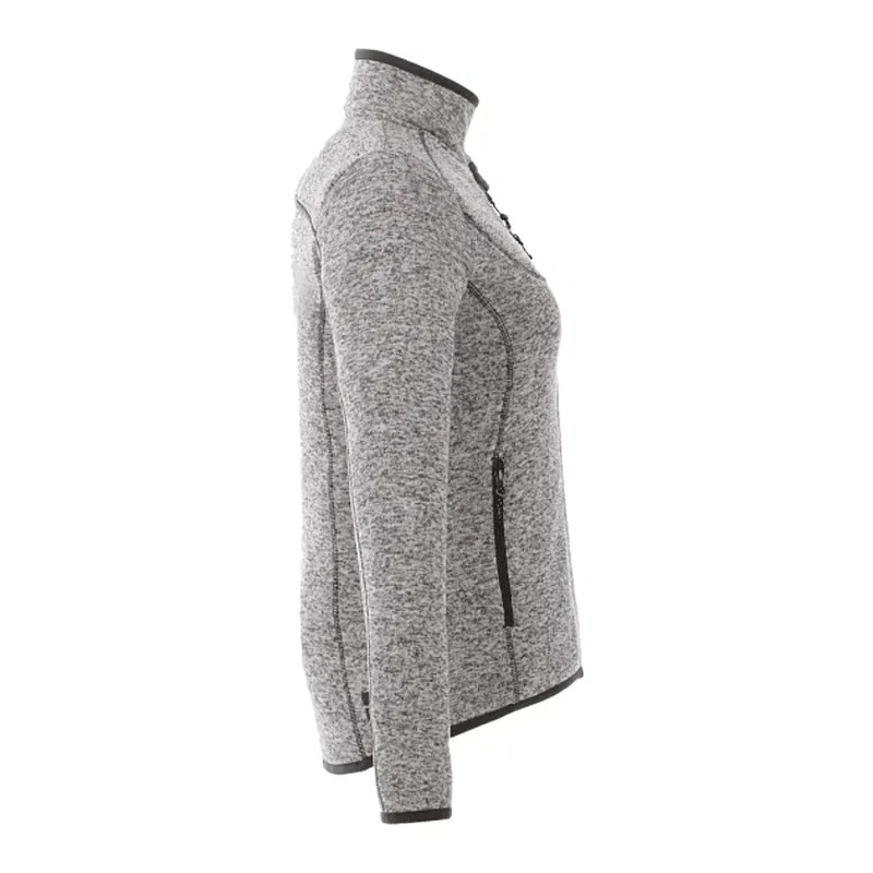 Custom Branded Women's Tremblant Full Zip Sweater Jacket with Thumb Holes — view 24