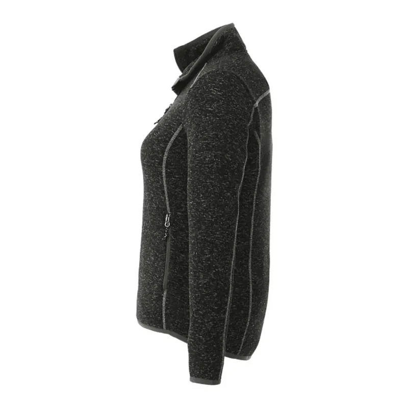 Custom Branded Women's Tremblant Full Zip Sweater Jacket with Thumb Holes — view 3