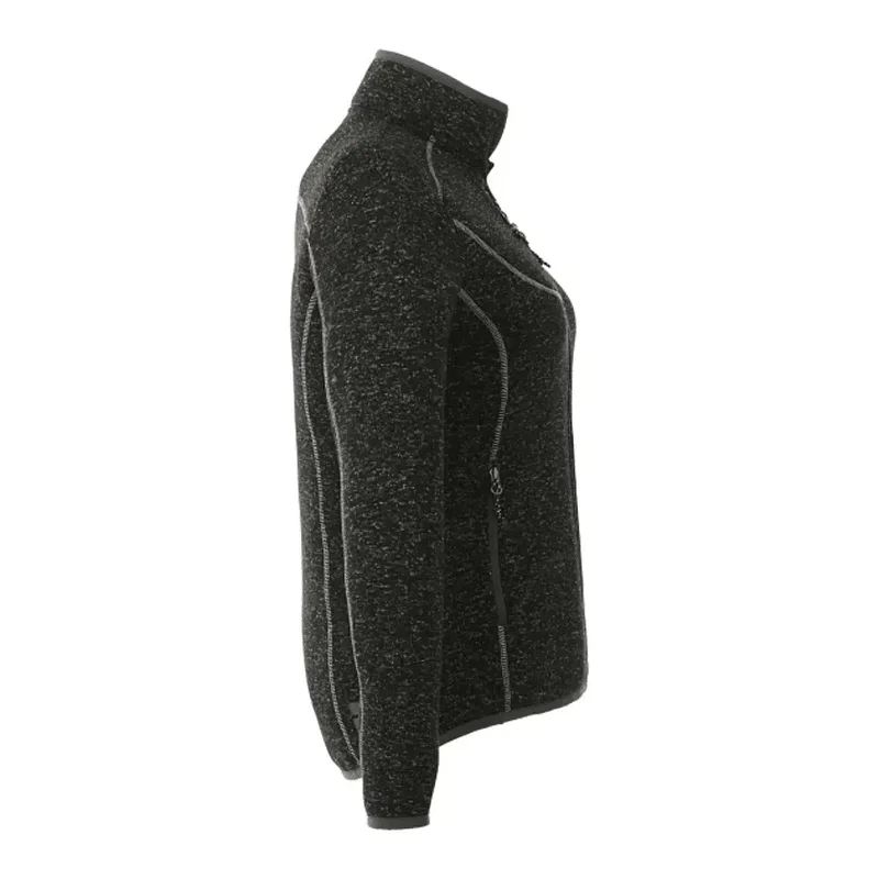 Custom Branded Women's Tremblant Full Zip Sweater Jacket with Thumb Holes — view 4