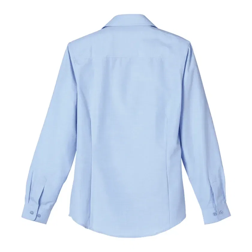 Custom Women's TULARE Oxford Long Sleeve Button Up Shirt — view 2