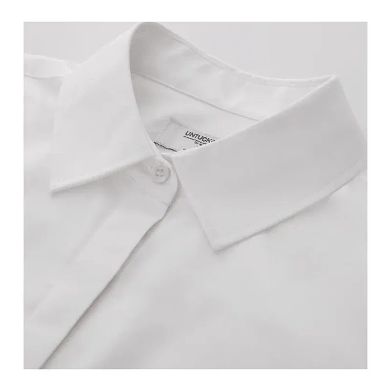 Custom UNTUCKit Tracey Long Sleeve Button Up Shirt for Women — view 12